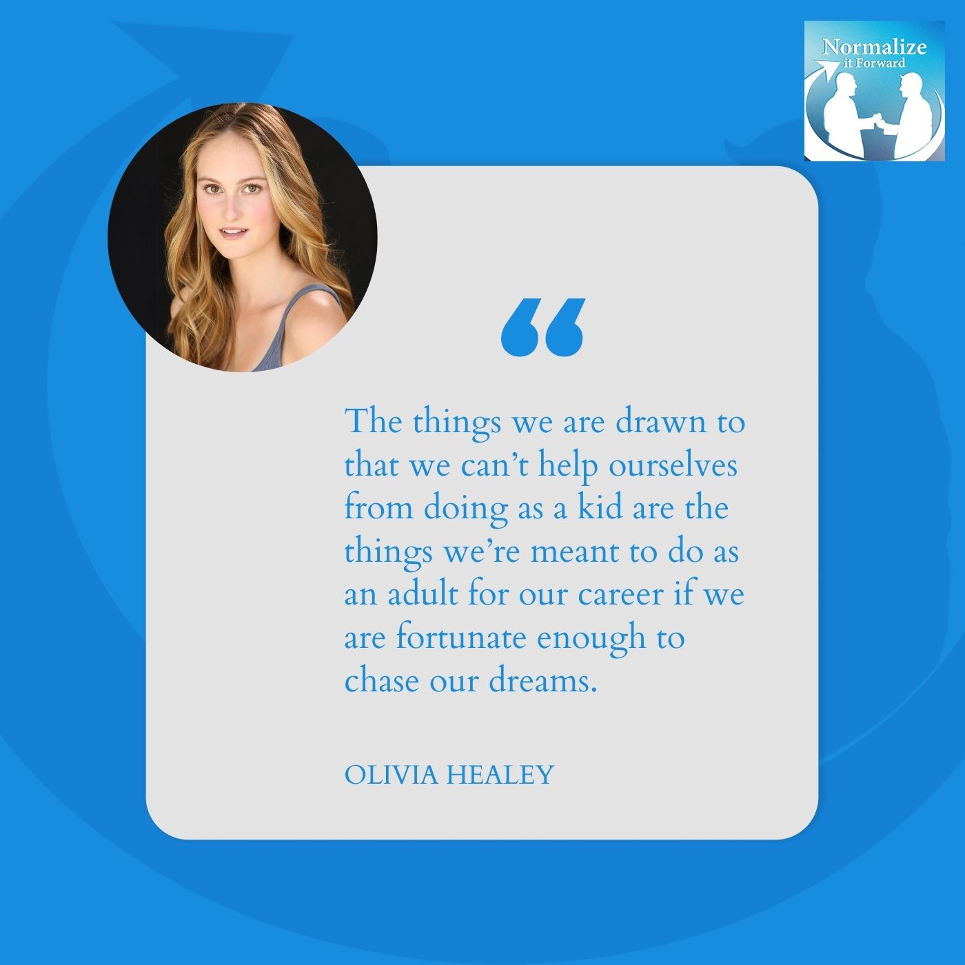 Normalize It Forward - Marc Lehman | Olivia Healey | Social Anxiety
