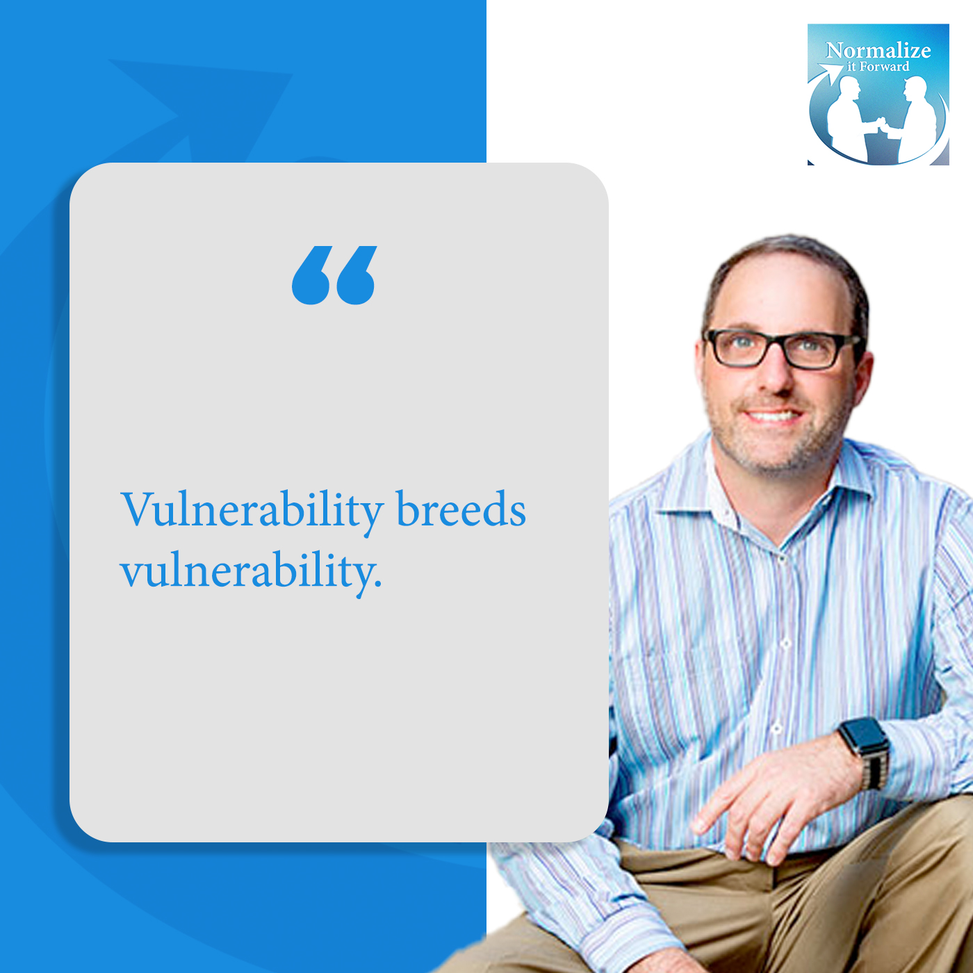 Normalize It Forward - Marc Lehman | Rob Thorsen | Shoulder Check Foundation