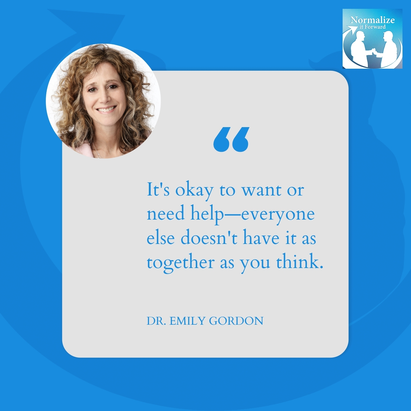 Normalize It Forward - Marc Lehman | Dr. Emily Gordon | Eating Disorders