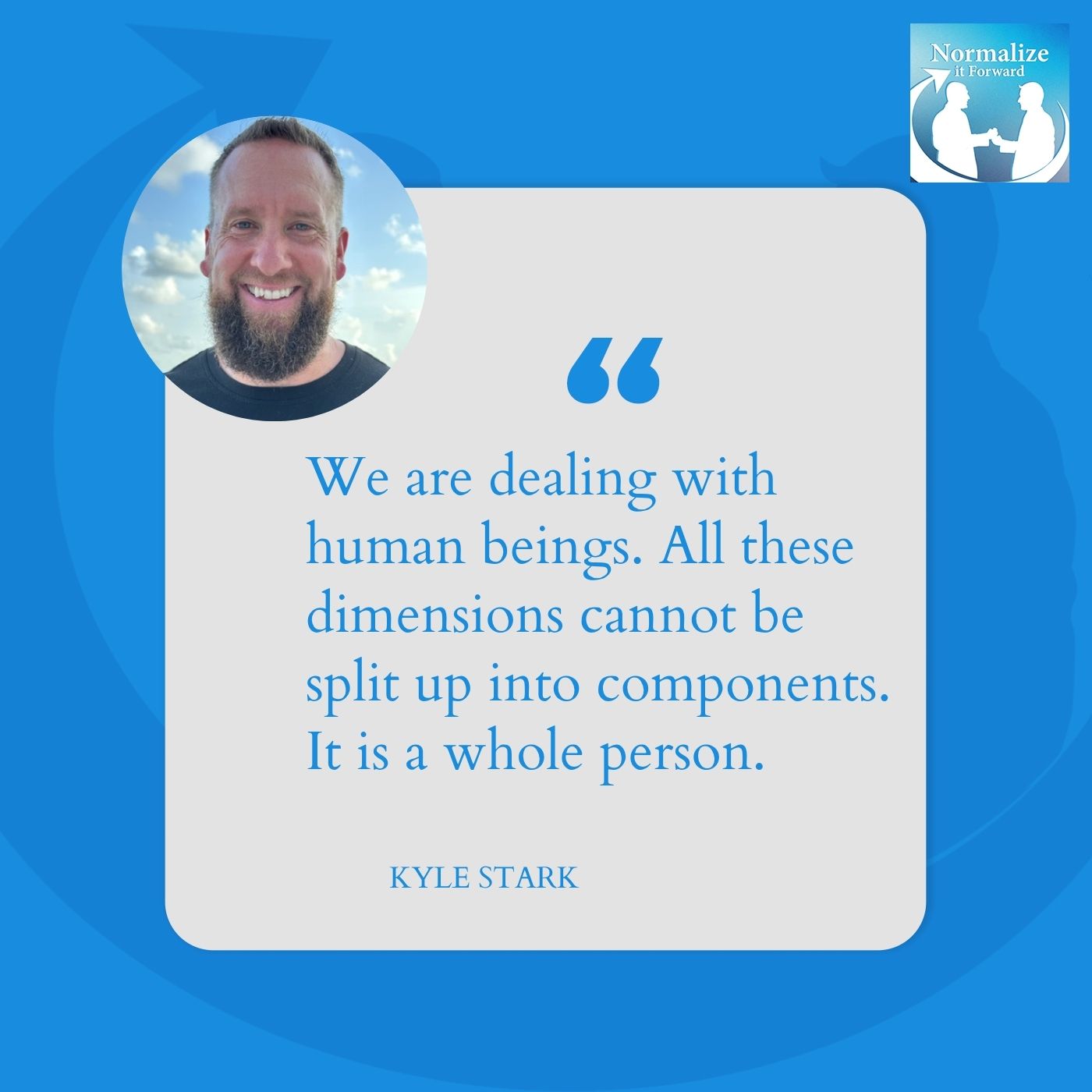 Normalize It Forward - Marc Lehman | Kyle Stark | Performance